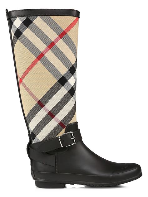 burberry simeon knee-high riding boots|burberry leather chelsea boots.